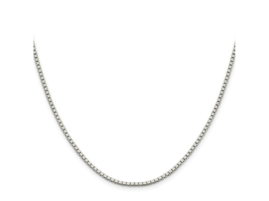 FJC Finejewelers 925 Sterling Silver Box Chain 30 Inches x 1.9 mm