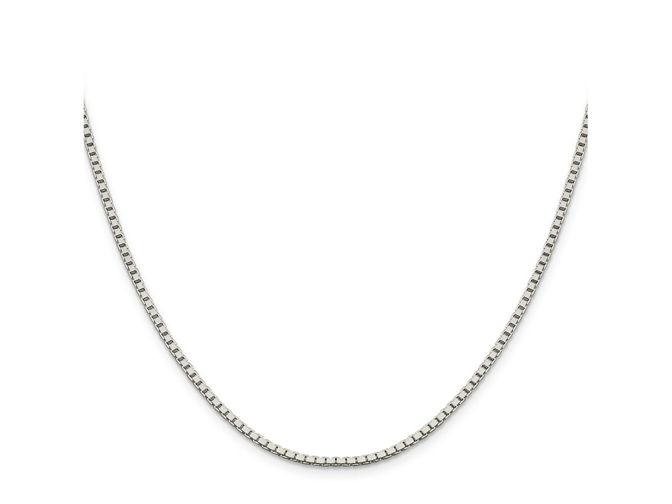 FJC Finejewelers 925 Sterling Silver Box Chain 42 Inches x 1.9 mm