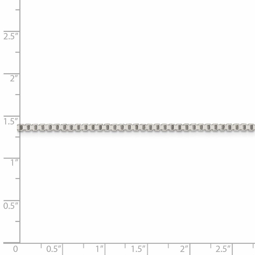 FJC Finejewelers 925 Sterling Silver Box Bracelet Chain 7 Inches x 1.9 mm