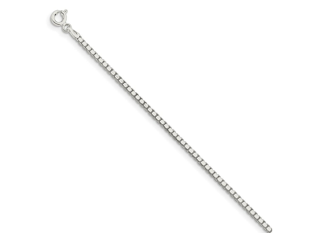 FJC Finejewelers 925 Sterling Silver Box Bracelet Chain 7 Inches x 1.9 mm
