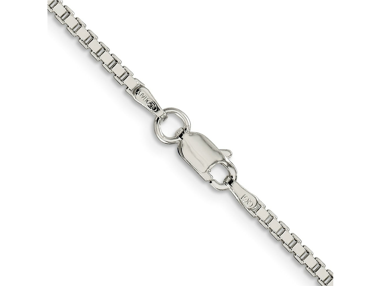 FJC Finejewelers 925 Sterling Silver Box Bracelet Chain 8 Inches x 1.9 mm