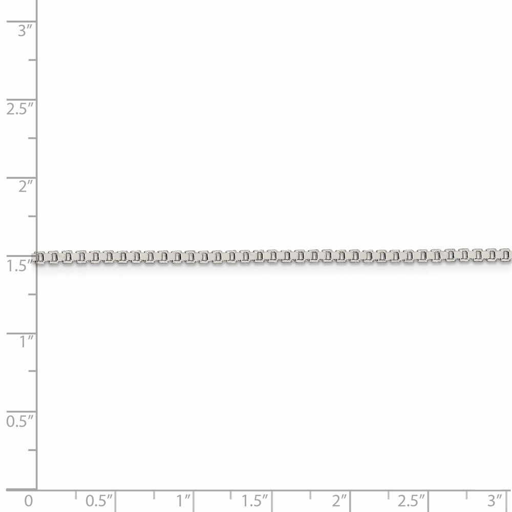 FJC Finejewelers 925 Sterling Silver Box Chain 24 Inches x 2 mm