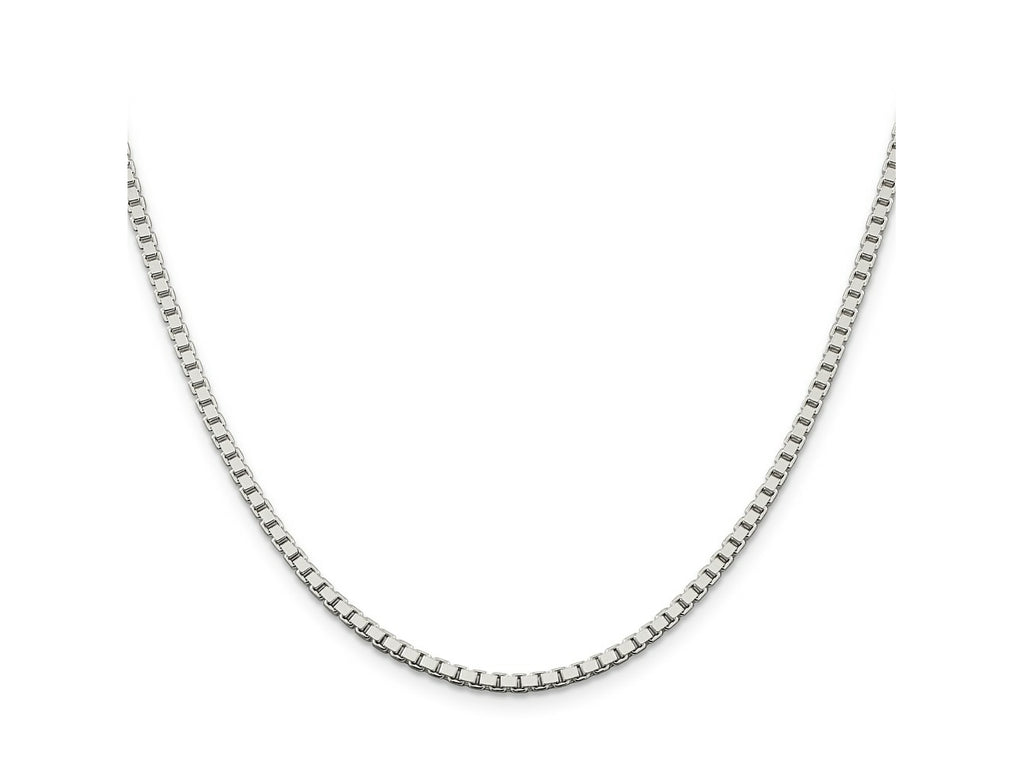 FJC Finejewelers 925 Sterling Silver Box Chain 20 Inches x 2.5 mm