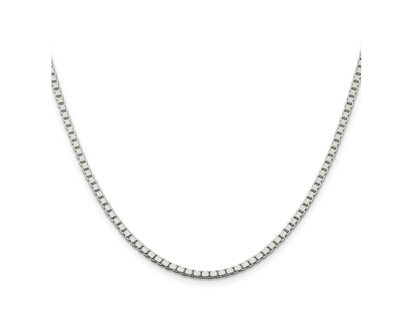 FJC Finejewelers 925 Sterling Silver Box Chain 42 Inches x 2.5 mm