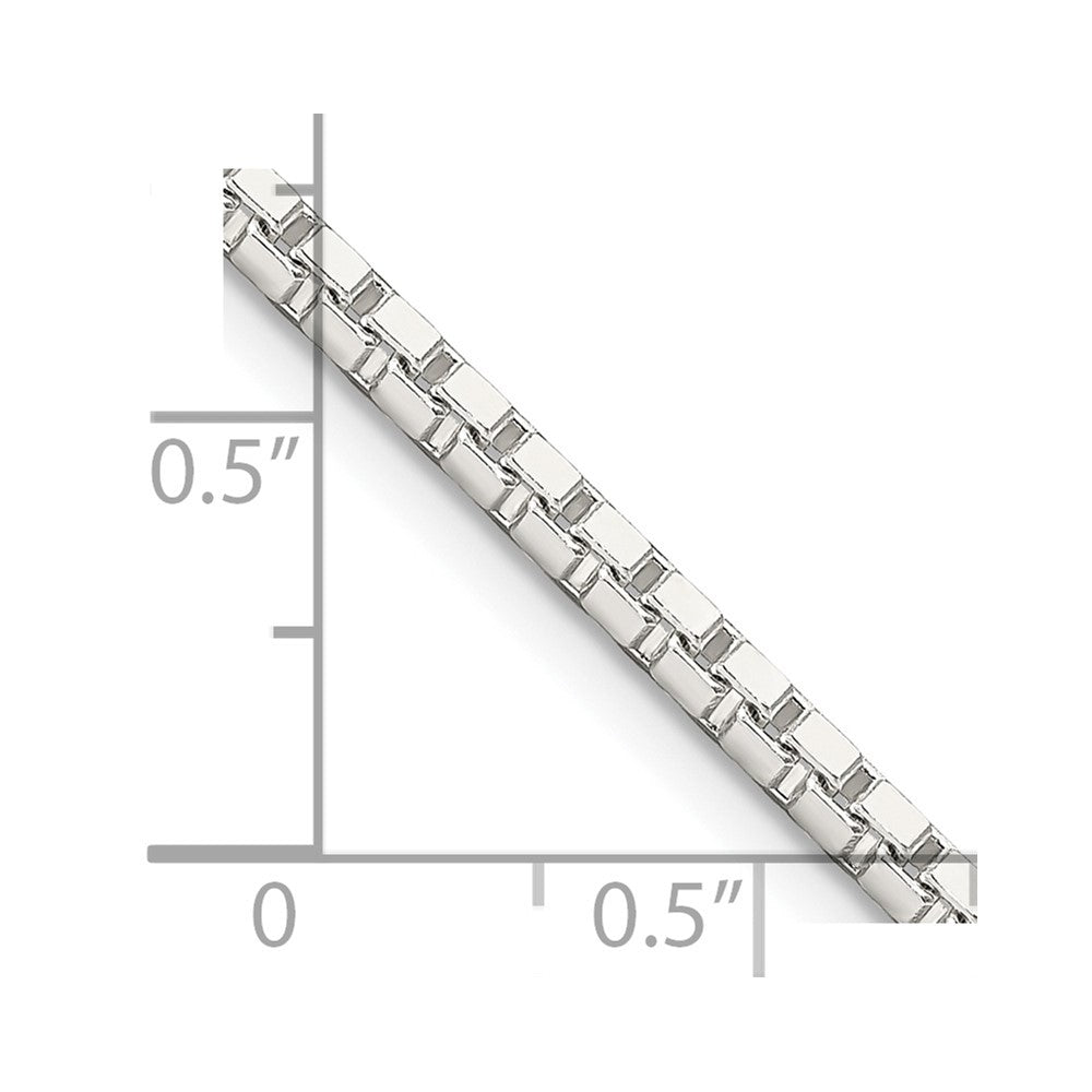 FJC Finejewelers 925 Sterling Silver Box Bracelet Chain 7 Inches x 2.5 mm