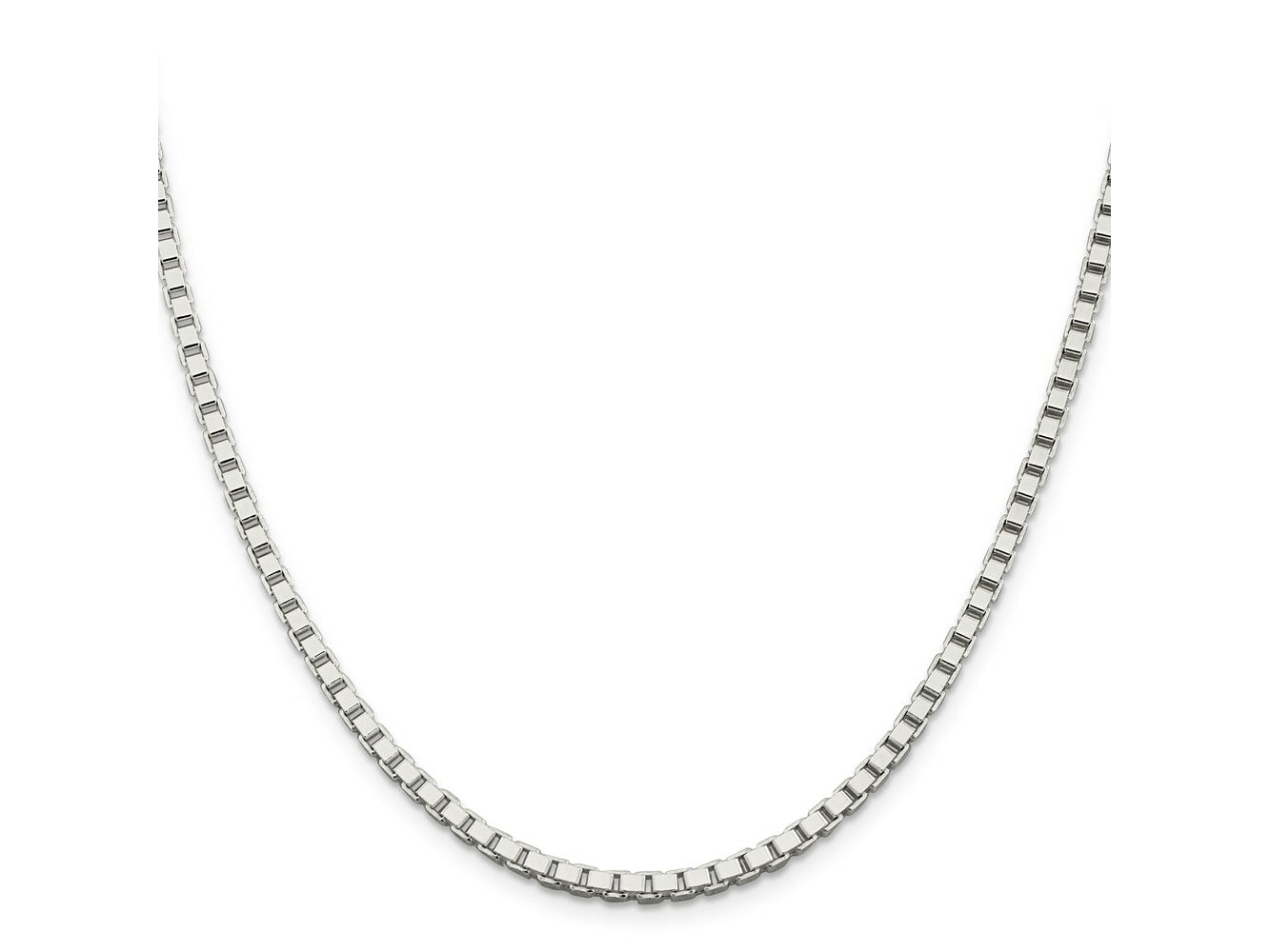 FJC Finejewelers 925 Sterling Silver Box Chain 26 Inches x 3 mm