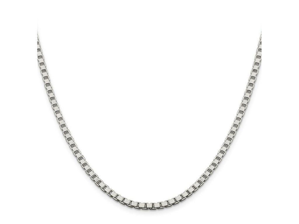 FJC Finejewelers 925 Sterling Silver Box Chain 20 Inches x 3.25 mm