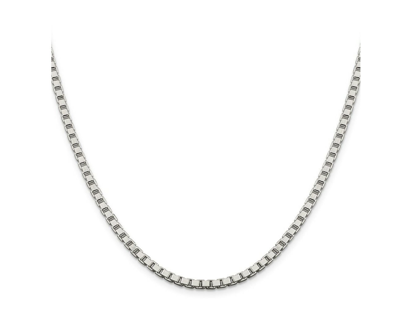 FJC Finejewelers 925 Sterling Silver Box Chain 20 Inches x 3.25 mm