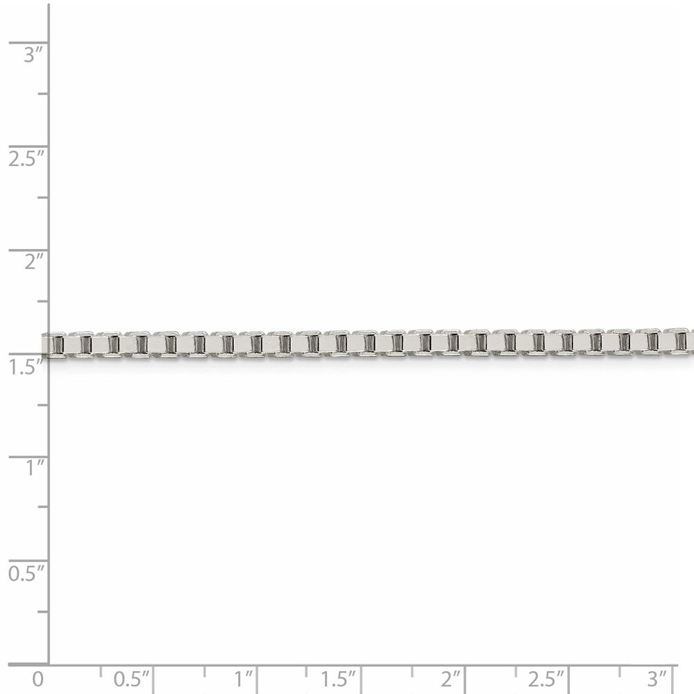 FJC Finejewelers 925 Sterling Silver Box Chain 30 Inches x 3.25 mm