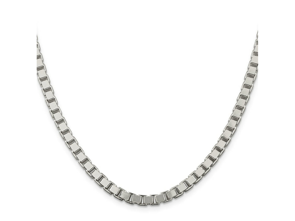 FJC Finejewelers 925 Sterling Silver Box Chain 30 Inches x 4.5 mm