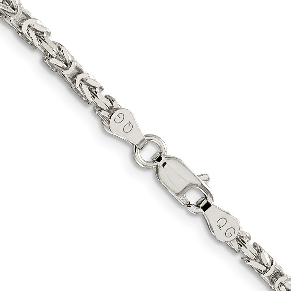 FJC Finejewelers 925 Sterling Silver Byzantine Chain 30 Inches x 2.5 mm