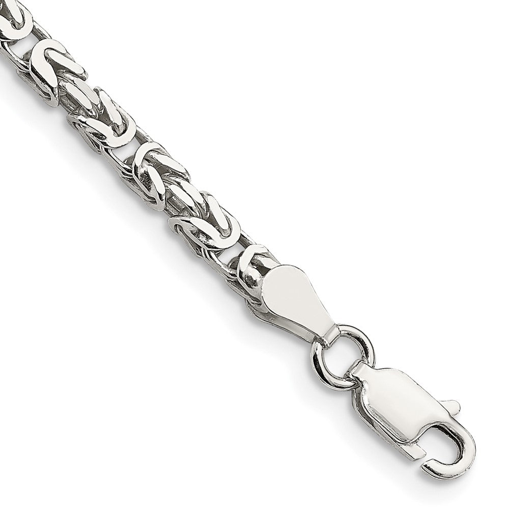 FJC Finejewelers 925 Sterling Silver Byzantine Bracelet Chain 8 Inches x 2.5 mm