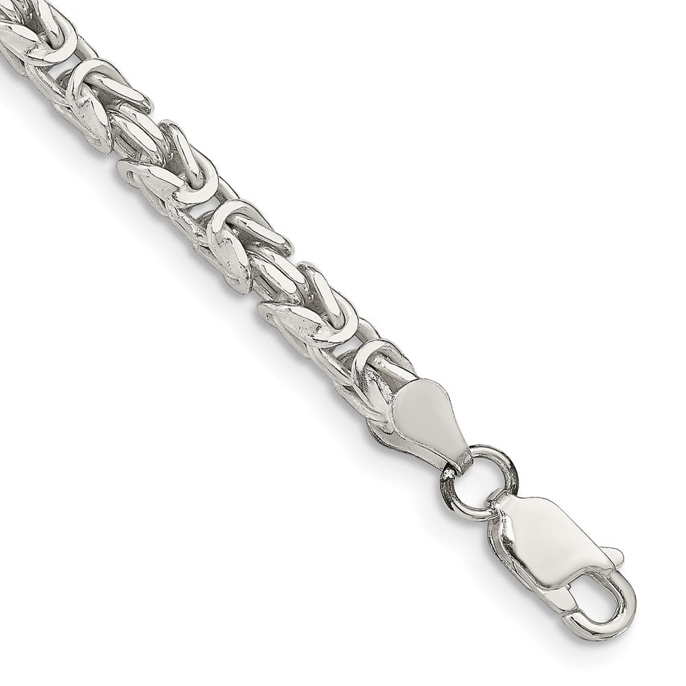 FJC Finejewelers 925 Sterling Silver Byzantine Bracelet Chain 8 Inches x 3.25 mm