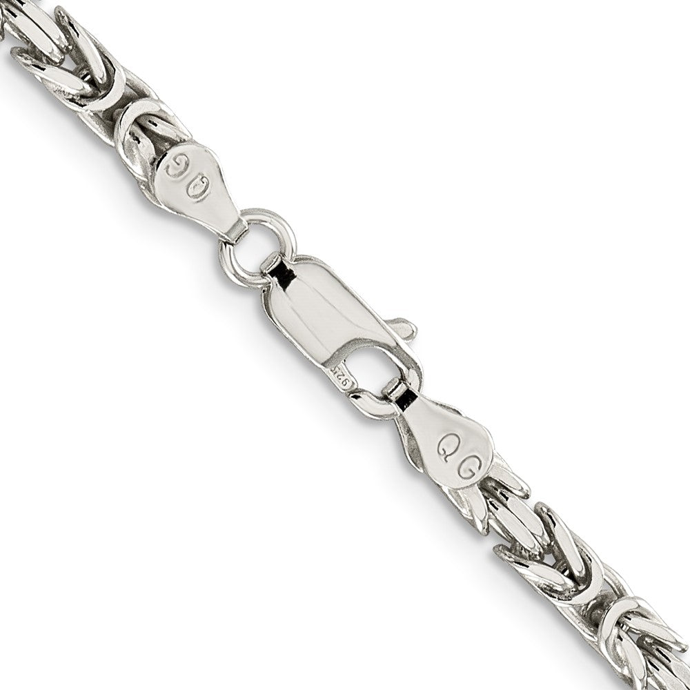 FJC Finejewelers 925 Sterling Silver Byzantine Bracelet Chain 8 Inches x 3.25 mm