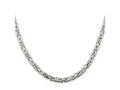 FJC Finejewelers 925 Sterling Silver Byzantine Chain 22 Inches x 4.25 mm