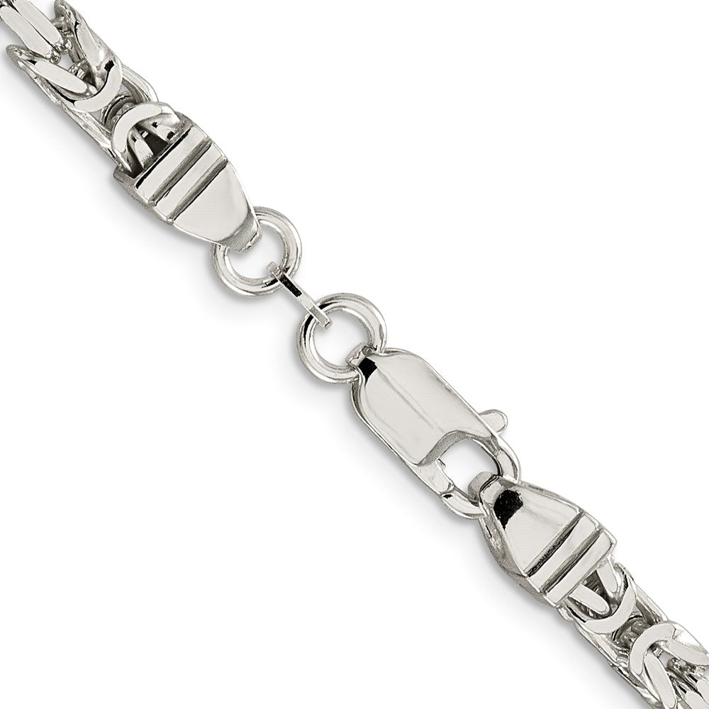 FJC Finejewelers 925 Sterling Silver Byzantine Chain 30 Inches x 4.25 mm