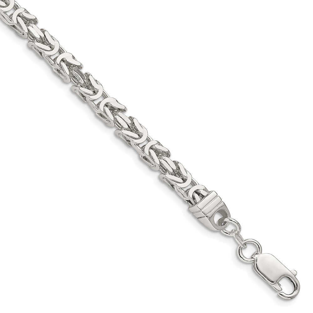 FJC Finejewelers 925 Sterling Silver Byzantine Bracelet Chain 8 Inches x 4.25 mm