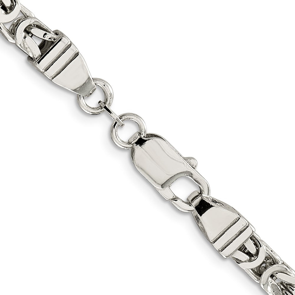 FJC Finejewelers 925 Sterling Silver Byzantine Chain 22 Inches x 5 mm