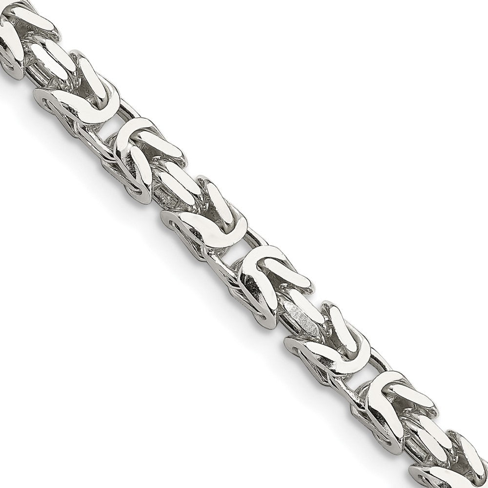 FJC Finejewelers 925 Sterling Silver Byzantine Chain 26 Inches x 5 mm