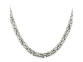 FJC Finejewelers 925 Sterling Silver Byzantine Chain 26 Inches x 6 mm