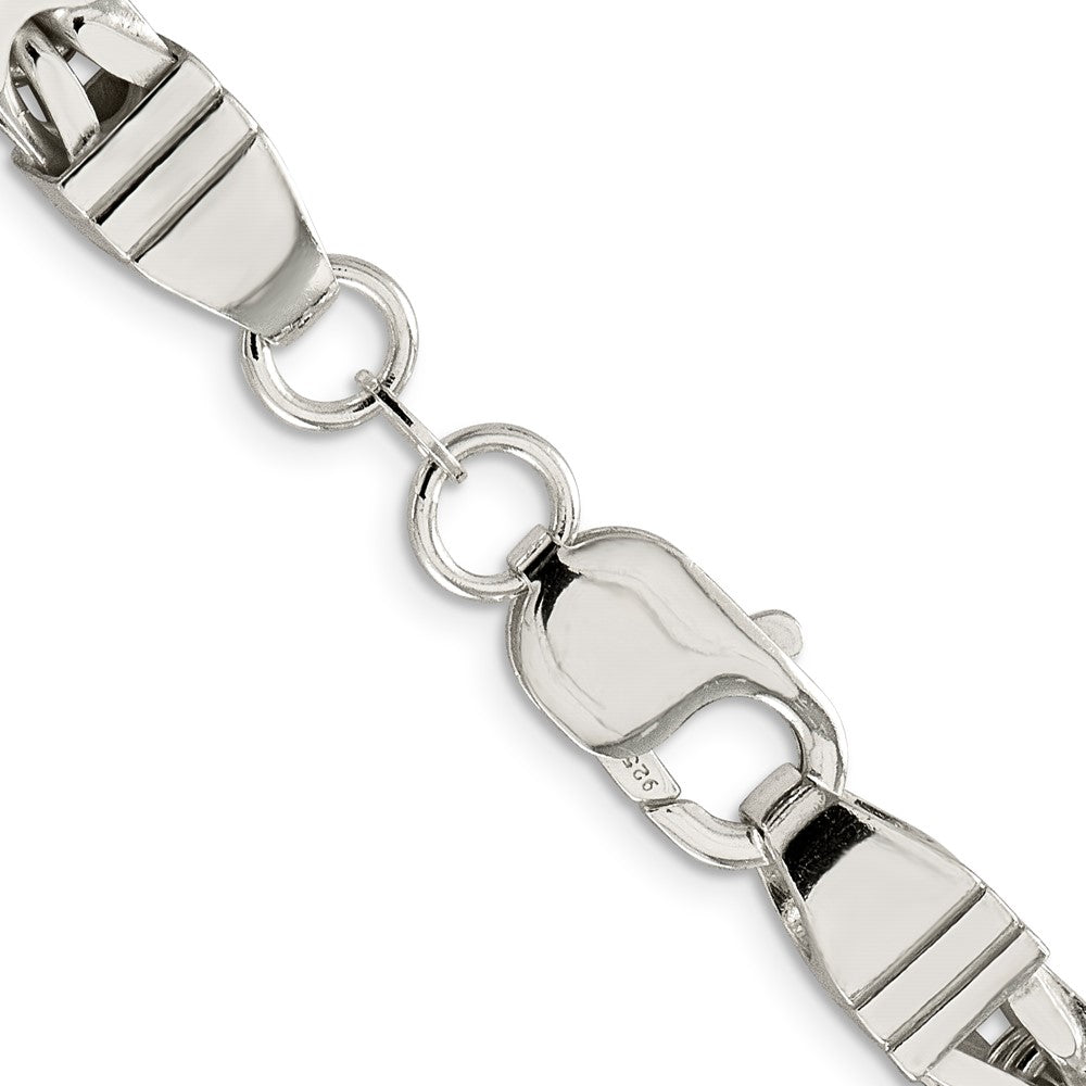 FJC Finejewelers 925 Sterling Silver 7mm Byzantine Bracelet Chain 9 Inches x 7.5 mm
