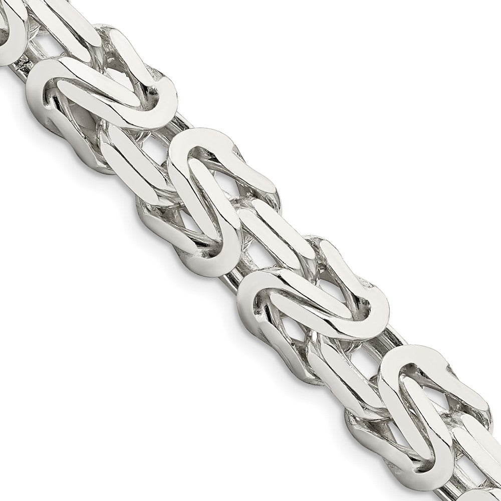 FJC Finejewelers 925 Sterling Silver Byzantine Chain 24 Inches x 8.25 mm