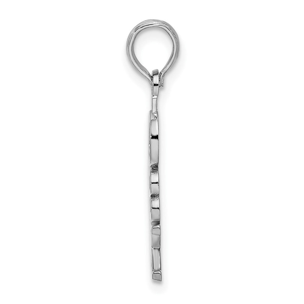 FJC Finejewelers 925 Sterling Silver Polished Vertical OBX Charm 24 x 5 mm