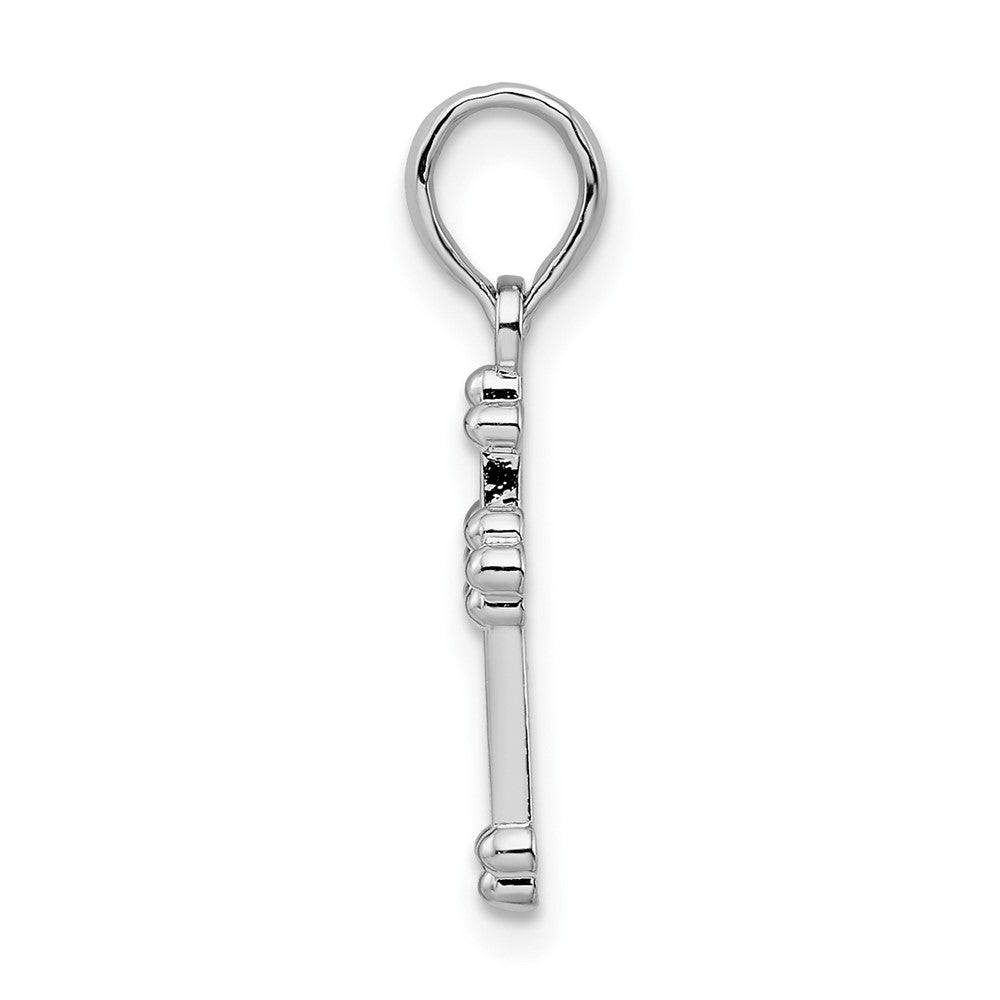 FJC Finejewelers 925 Sterling Silver Polished Budded Cross Small Charm 10 mm