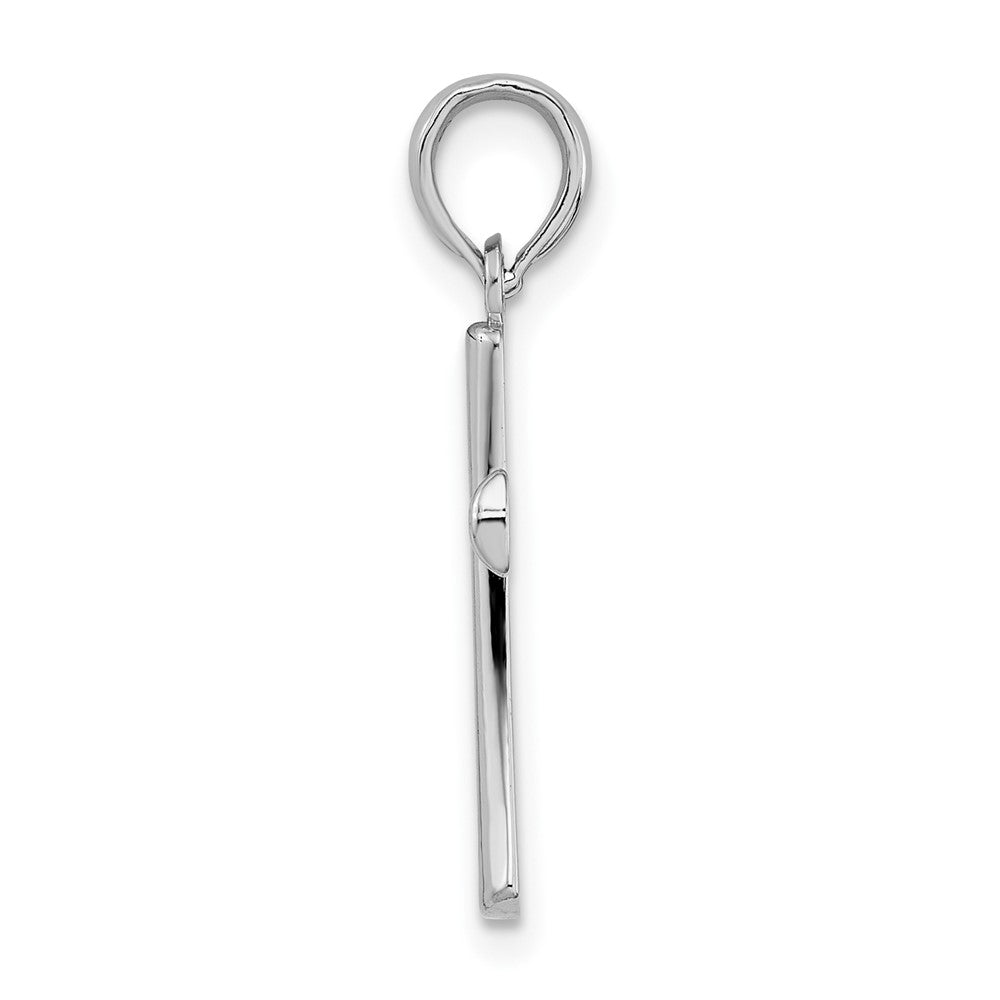 FJC Finejewelers 925 Sterling Silver Polished Cross Charm 11 mm