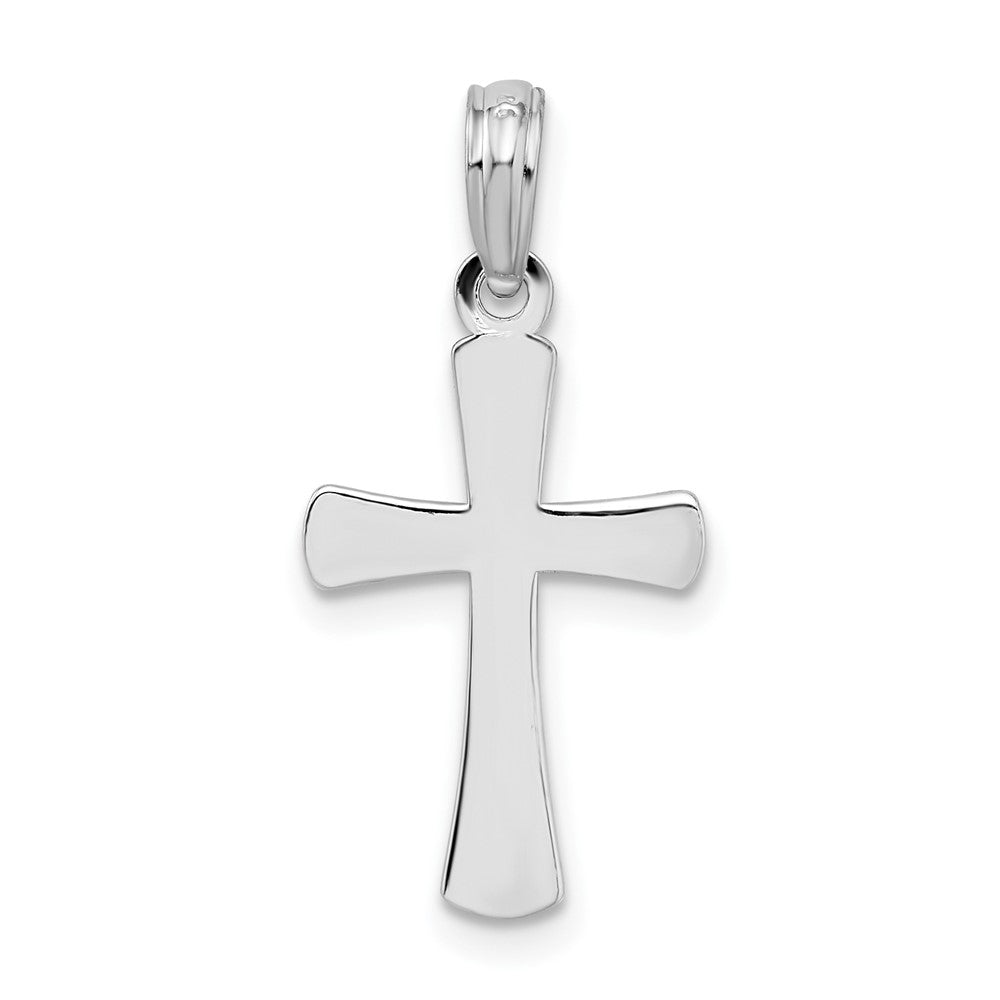 FJC Finejewelers 925 Sterling Silver Polished Cross Charm 11 mm