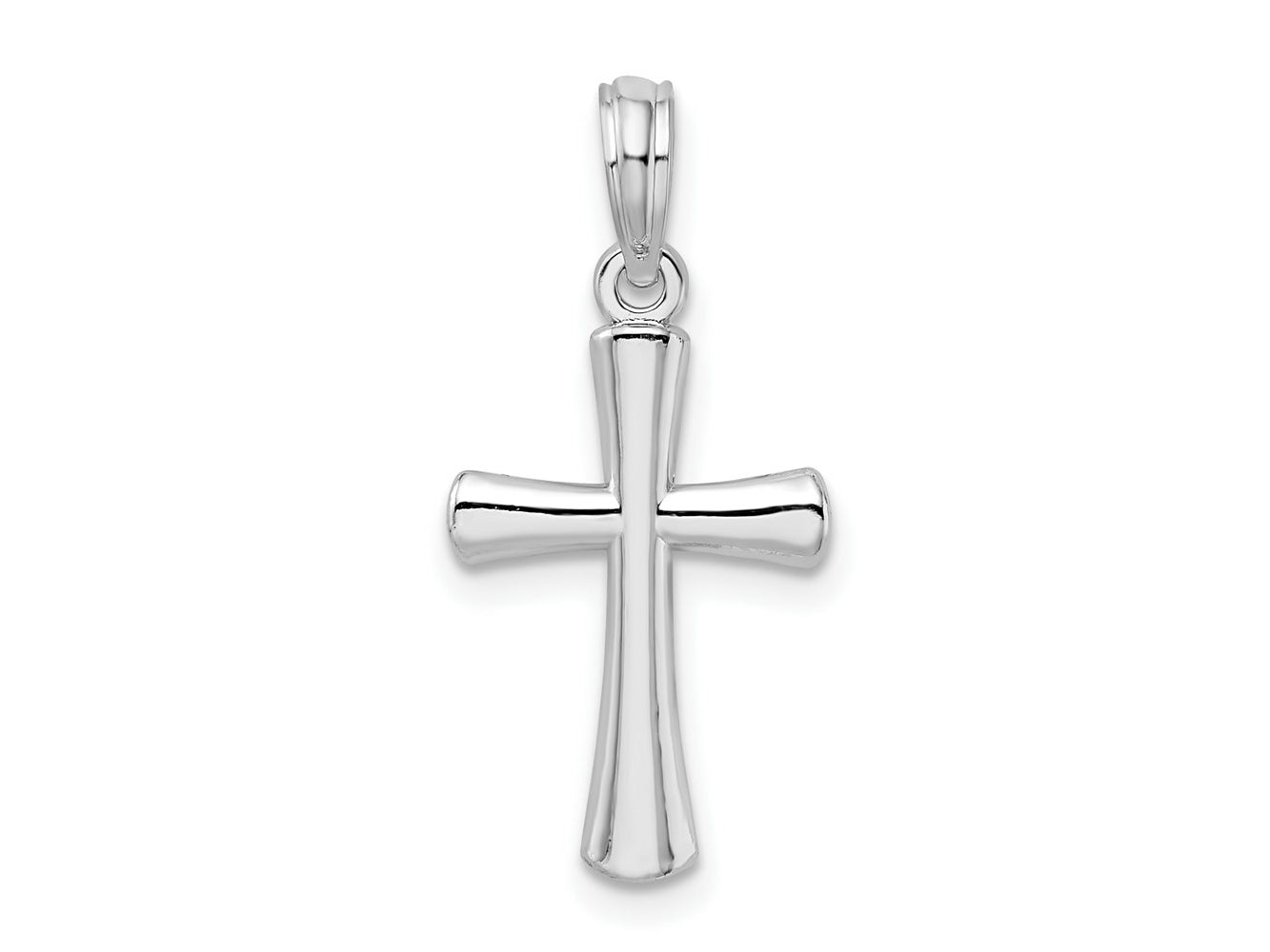 FJC Finejewelers 925 Sterling Silver Polished Cross Charm 11 mm