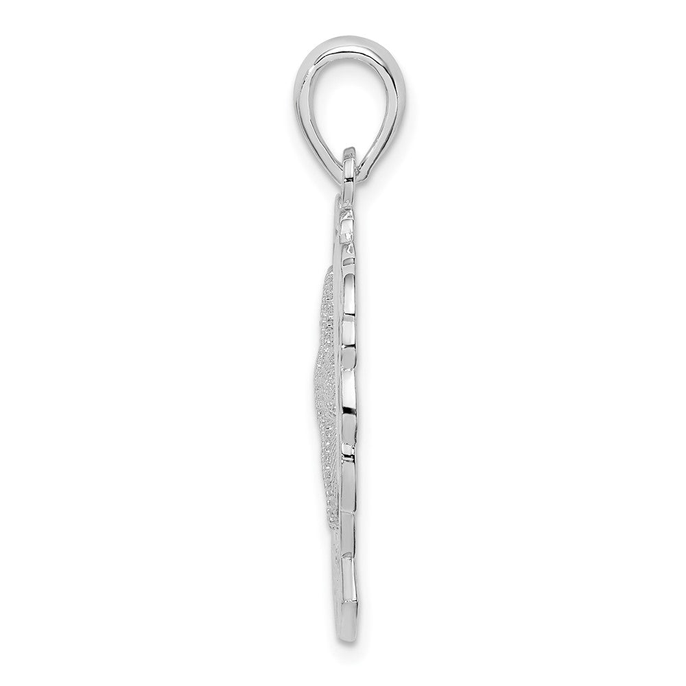 FJC Finejewelers 925 Sterling Silver d St. Thomas Starfish and Dolphin Charm 31 x 20 mm