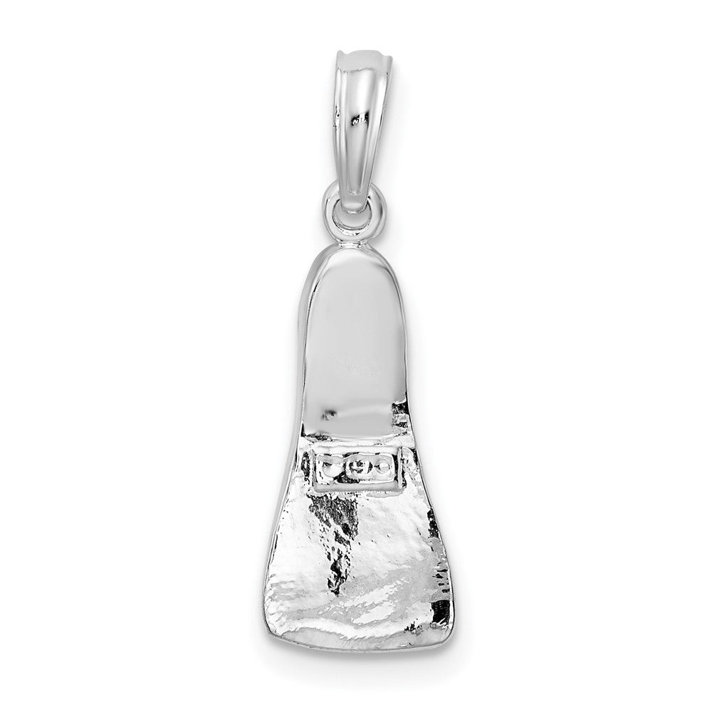 FJC Finejewelers 925 Sterling Silver Polished 3D Scuba Flipper Charm 22 x 7 mm