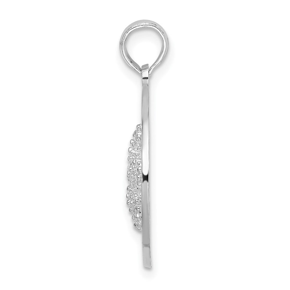 FJC Finejewelers 925 Sterling Silver Fort Myers Beach, FL Circle with Starfish Charm 25 x 18 mm