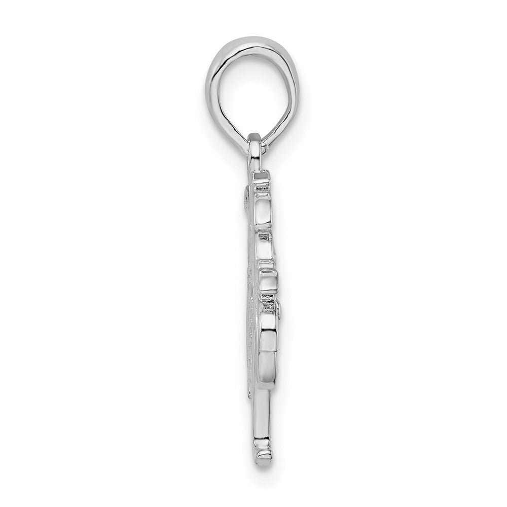 FJC Finejewelers 925 Sterling Silver Rhodium Plated Polished Palm Trees Charm 23 x 18 mm