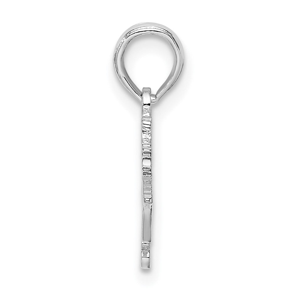 FJC Finejewelers 925 Sterling Silver Rhodium Plated Polished Bahamas Cruise Ship Charm 16 x 30 mm