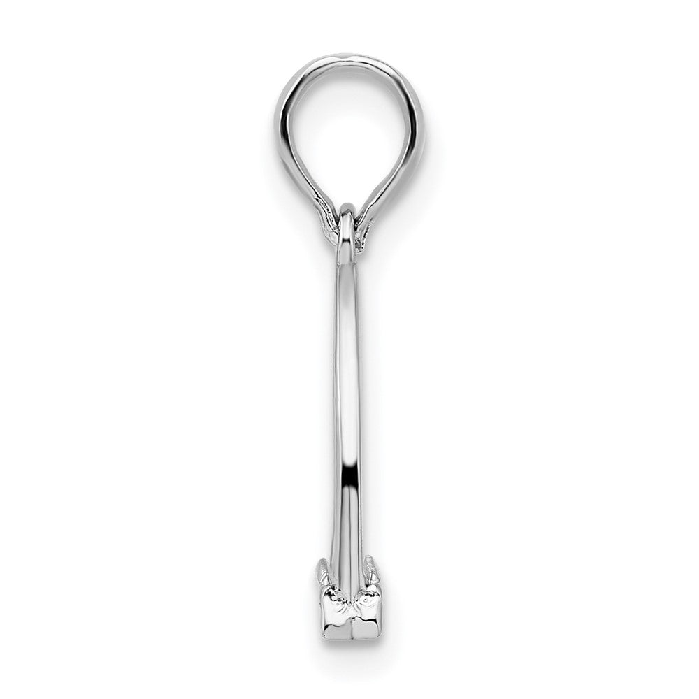 FJC Finejewelers 925 Sterling Silver Polished 3D Horse Stirrup Charm 10 mm