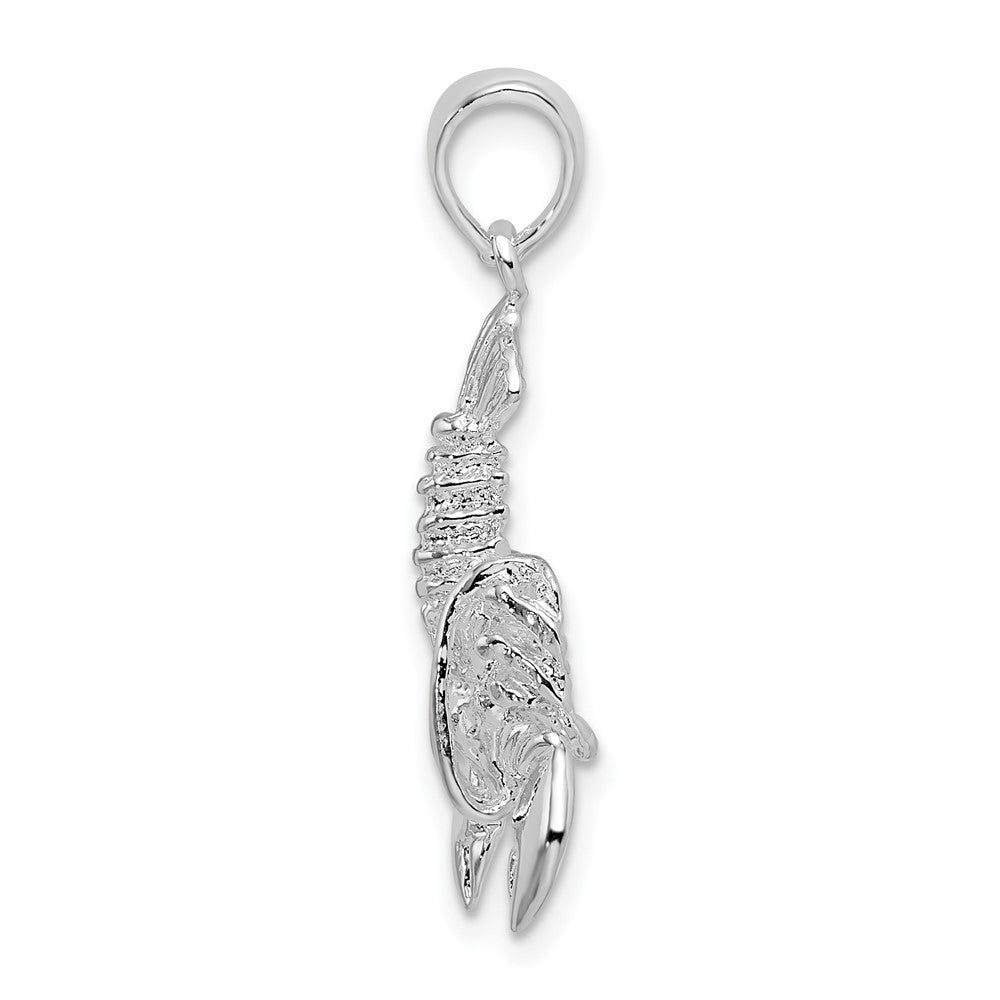 FJC Finejewelers 925 Sterling Silver Rhodium Plated Polished Moveable Lobster Charm 27 x 12 mm