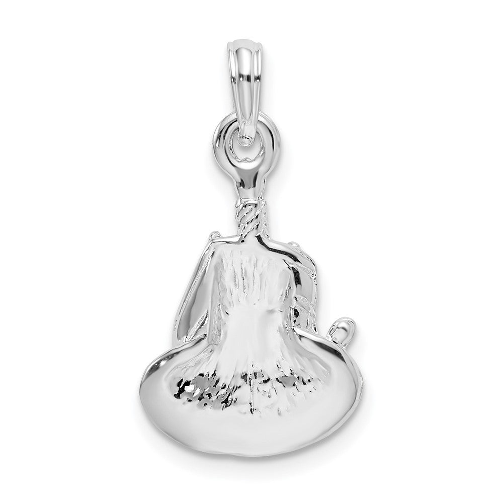 FJC Finejewelers 925 Sterling Silver Polished Happy Birthday Slice of Cake Charm