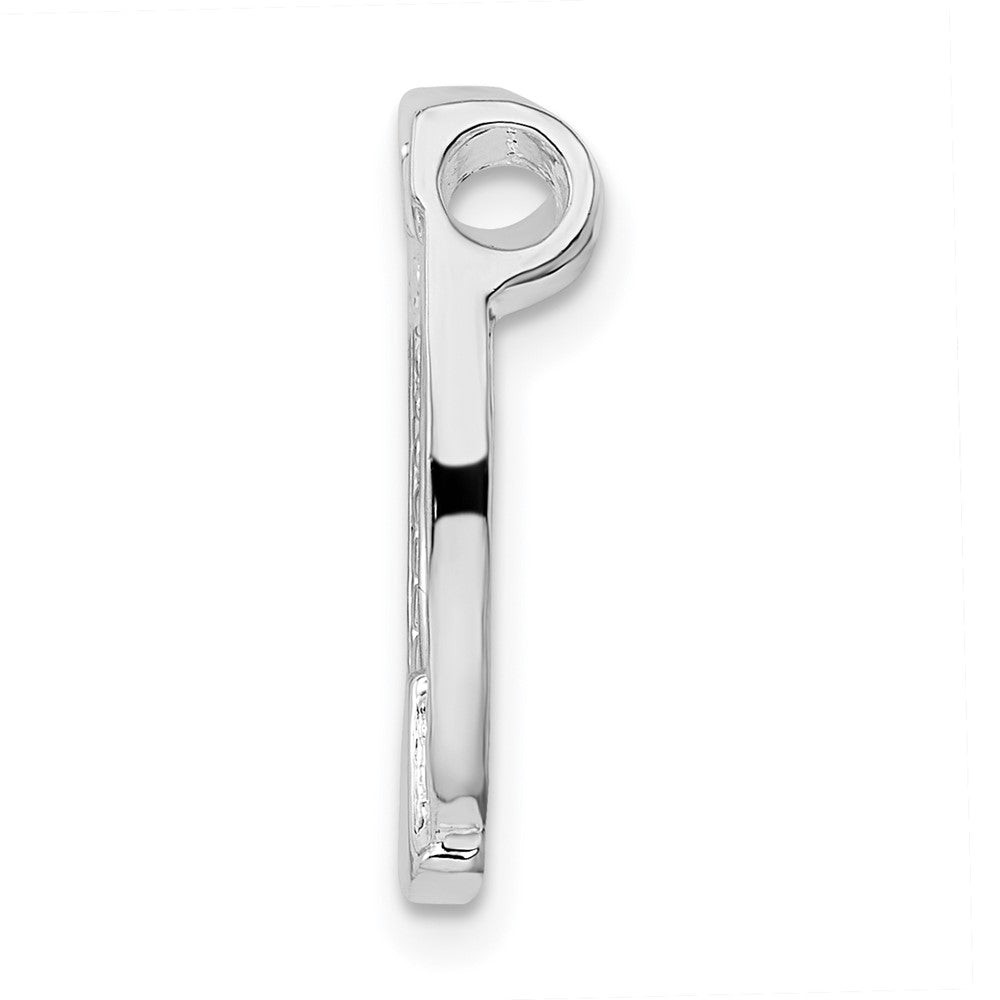 FJC Finejewelers 925 Sterling Silver Polished Horseshoe Chain Slide 15 mm