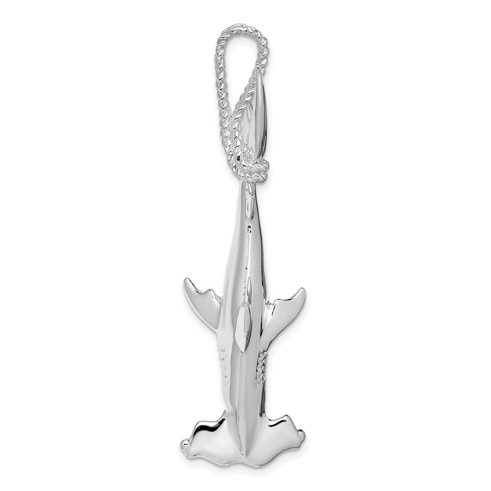 FJC Finejewelers 925 Sterling Silver d Polished 3D Hammerhead Shark Charm 55 x 17 mm