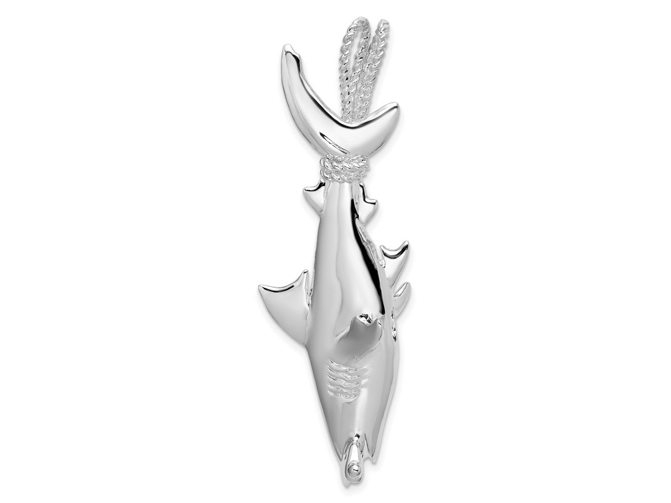 FJC Finejewelers 925 Sterling Silver d Polished 3D Hammerhead Shark Charm 55 x 17 mm
