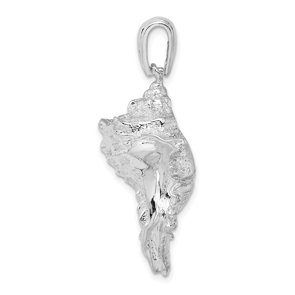 FJC Finejewelers 925 Sterling Silver Rhodium Plated Polished Conch Shell Charm 38 x 24 mm