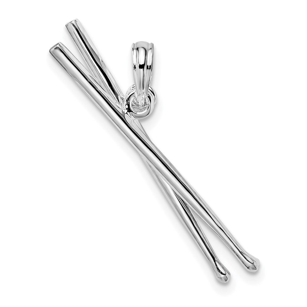FJC Finejewelers 925 Sterling Silver d Polished Moveable 3D Drumsticks Charm 25 x 30 mm