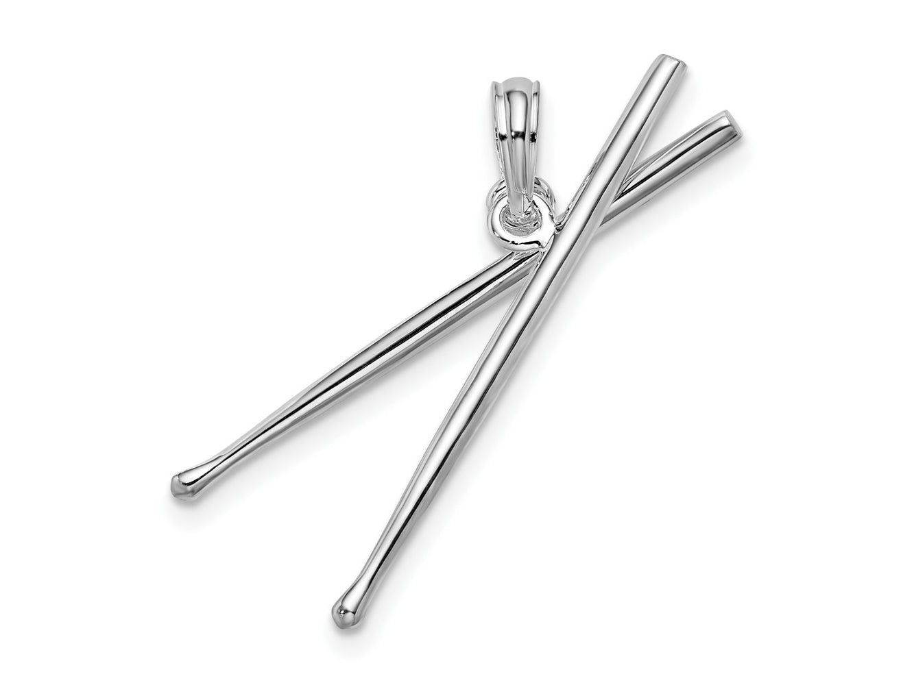 FJC Finejewelers 925 Sterling Silver d Polished Moveable 3D Drumsticks Charm 25 x 30 mm