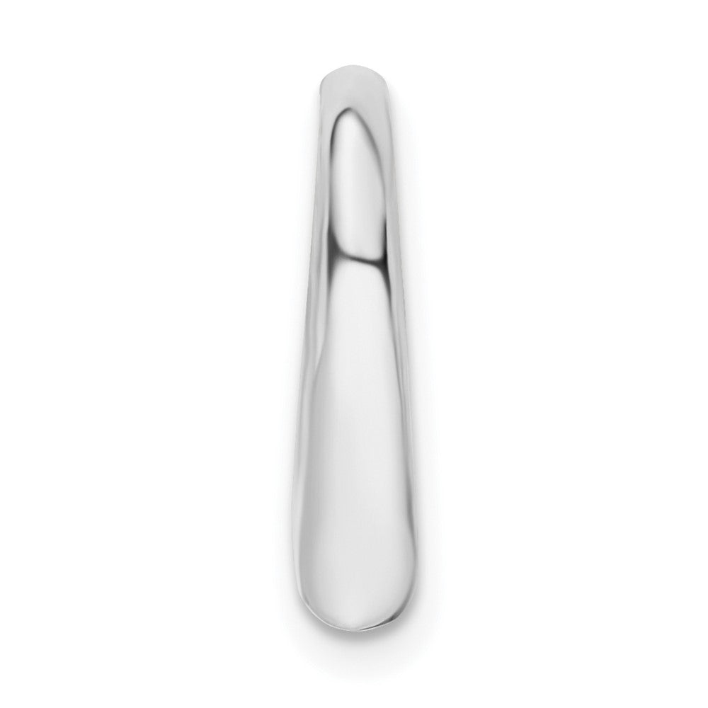 FJC Finejewelers 925 Sterling Silver Polished 3D Solid Floating Heart Charm