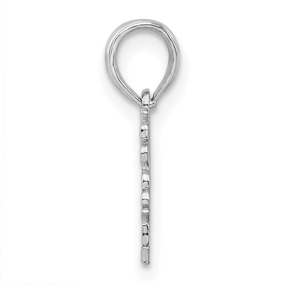 FJC Finejewelers 925 Sterling Silver Rhodium Plated Polished DADDYS LITTLE GIRL Charm