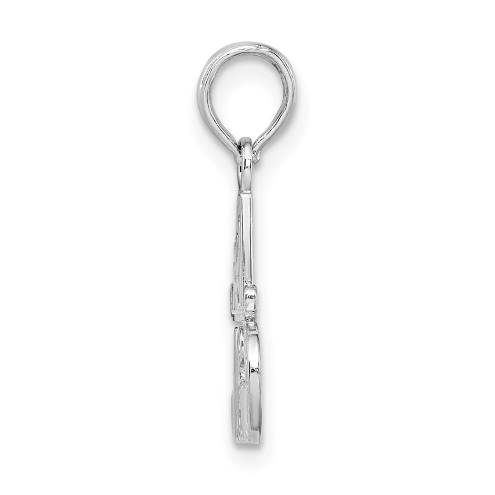 FJC Finejewelers 925 Sterling Silver Polished #1 NANA Charm
