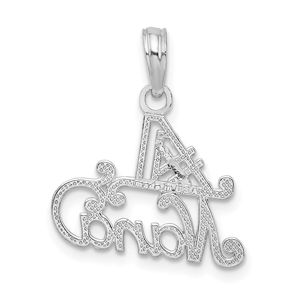 FJC Finejewelers 925 Sterling Silver Polished #1 NANA Charm