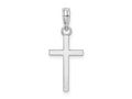 FJC Finejewelers 925 Sterling Silver Polished Flat Latin Cross Charm 10 mm